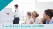 IT Corporate Training in India