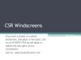 Perth Windscreens Repair & Replacement – CSR Windscreens PowerPoint PPT Presentation