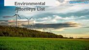 Environmental Attorneys List