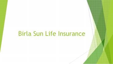 Birla Sun Life Insurance