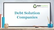 Debt Solution Companies