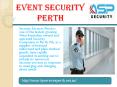 Event security perth PowerPoint PPT Presentation