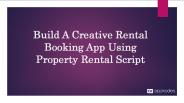 Creative Rental Booking App Using Property Rental Script