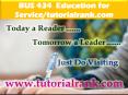 BUS 434  Education for Service--tutorialrank.com PowerPoint PPT Presentation