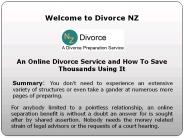 File for Divorce Online at divorcenz