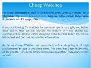 Cheap Watches
