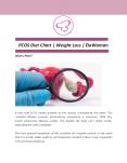 PCOS Diet Chart | Weight Loss | ElaWoman PowerPoint PPT Presentation