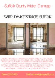 Suffolk County Water Damage