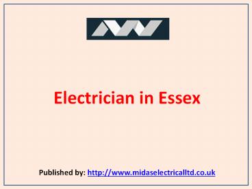 Midas Electrical Ltd-Electrician in Essex