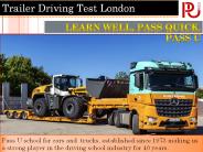 Trailer Driving Test London
