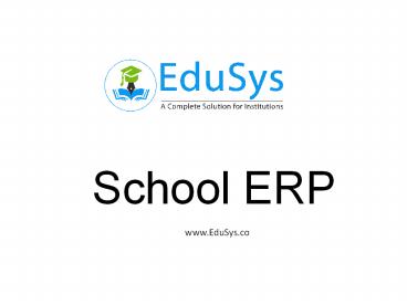 School Management System Software PPT free