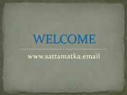 Satta Matka results