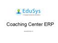 Coaching Center Management Software System ppt free PowerPoint PPT Presentation