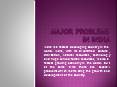 Major Problems of India PowerPoint PPT Presentation