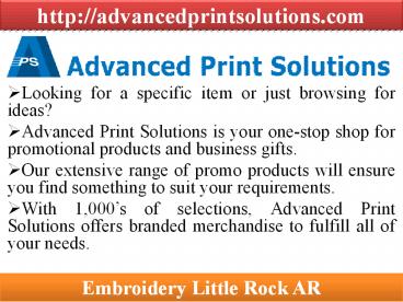 Custom Screen Printing Little Rock AR