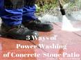 3 Ways of Power Washing of Concrete/Stone Patio by Peak Pressure Washing PowerPoint PPT Presentation
