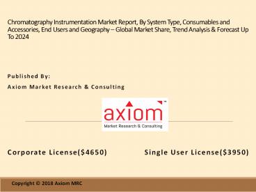 Worldwide Chromatography Instrumentation Market 2018-2024