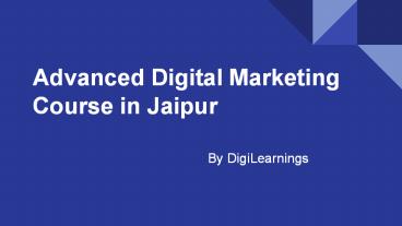 Digital Marketing Course in Jaipur