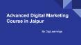 Digital Marketing Course in Jaipur PowerPoint PPT Presentation