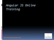 Angular JS online training