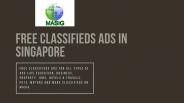 Singapore Classified Personal Services At Masig