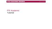 PTE coaching in Dwraka