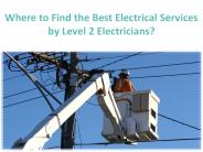 Level 2 electricians