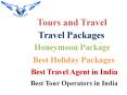 Holiday Packages, Best Travel Agent in India at ShubhTTC PowerPoint PPT Presentation
