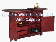 Look For While Selecting Best Wine Cabinets