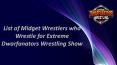 List of Midget Wrestlers who Wrestle for Extreme Dwarfanators Wrestling Show PowerPoint PPT Presentation