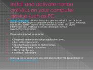 Norton antivirus login with norton.com/setup
