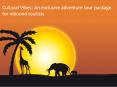 Cultural Vibes: An exclusive adventure tour package for inbound tourists PowerPoint PPT Presentation