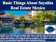 Basic Things About Sayulita Real Estate Mexico