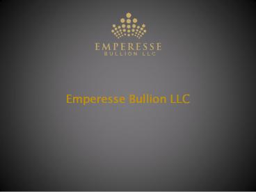 Myths surrounding bullion investment