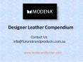 Modena Colledction - A4 Leather Compendium PowerPoint PPT Presentation