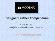 Modena Colledction - A4 Leather Compendium