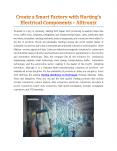 Create A Smart Factory With Harting’s Electrical Components  - Alltronix India PowerPoint PPT Presentation