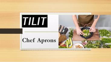Chef Aprons | Tilit Modern Hospitality Workwear (1)