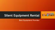 Silent Equipment Rental - Simultaneous Interpretation Equipment