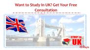 Want to Study In UK? Get Your Free Consultation‎