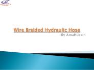 Wire Braided Hydraulic Hose