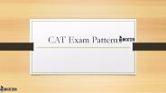 CAT Exam Pattern