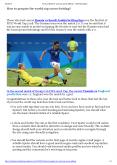 How to prepare for world cup soccer betting? PowerPoint PPT Presentation