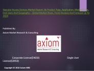 Worldwide Vascular Access- Device Outlook 2024