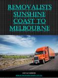 Removalists Sunshine Coast To Melbourne
