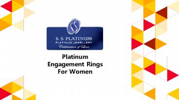 Platinum Engagement Rings For Women