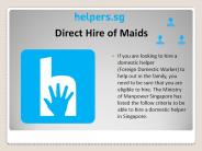 Direct Hire of Maids