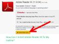 How Can I Install Adobe Reader XI To My Laptop? PowerPoint PPT Presentation