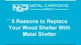 5 Reasons To Replace Your Wood Shelter With Metal Shelter PowerPoint PPT Presentation