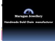 Handmade Gold Chain Manufacturer in Coimbatore